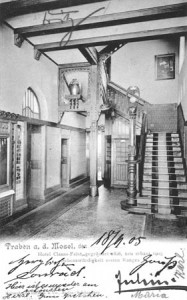 Blick in die Hotelhalle 1905
