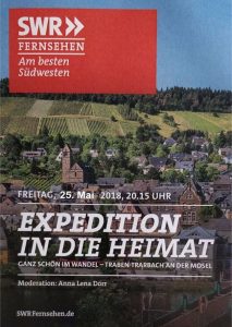 "Expedition in die Heimat" Ganz schön im Wandel - Traben-Trarbach an der Mosel SWR Freitag, 25.05.2018 um 20.15 Uhr