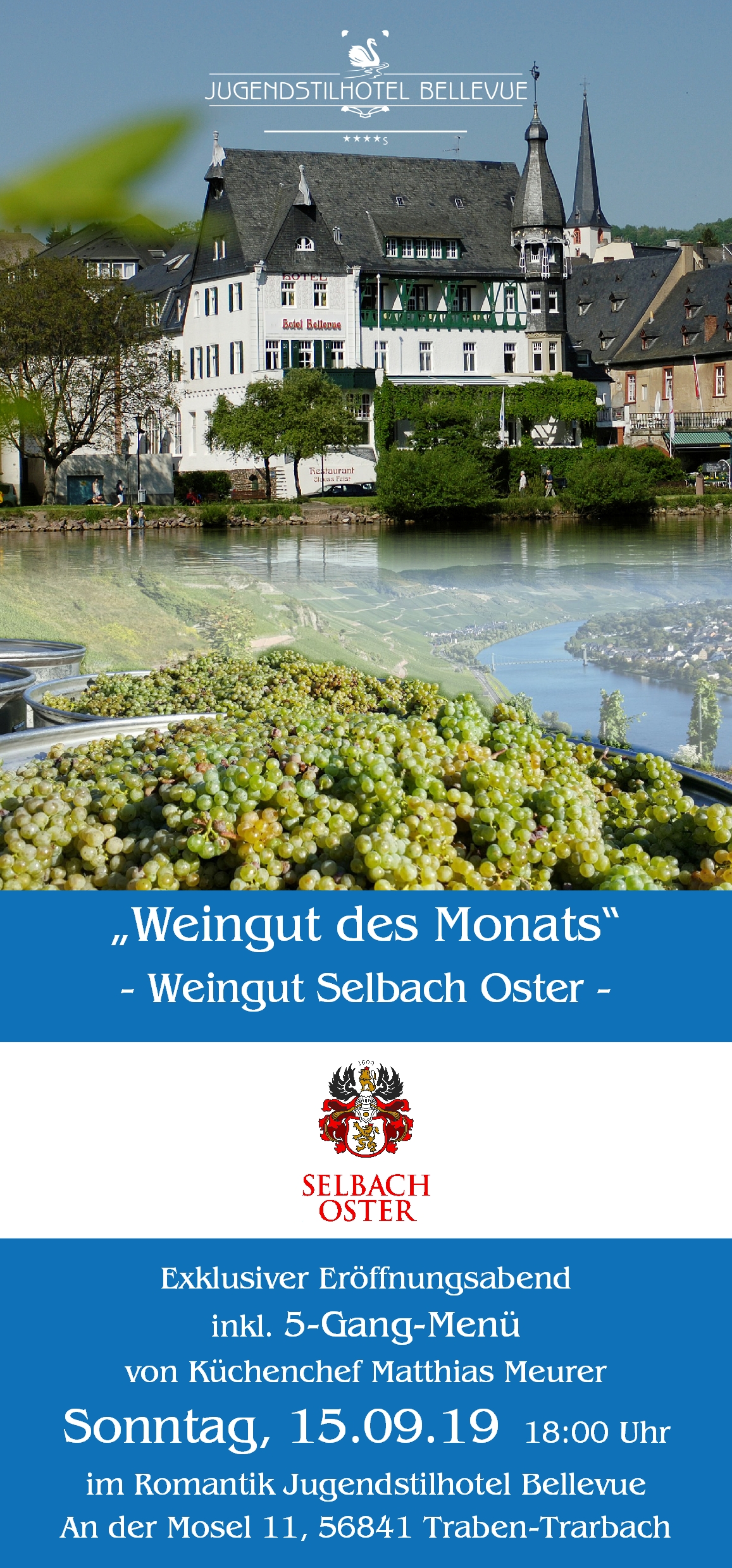 15.09.2019 – „Weingut des Monats“ – Mit dem Weingut Selbach Oster